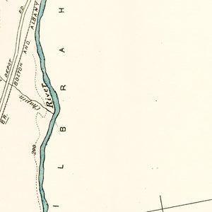 Vintage Map of Carrollton, Illinois 1873