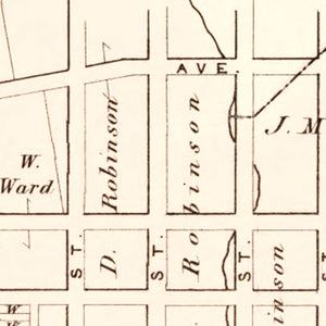 Vintage Map of South Chester, Pennsylvania 1875