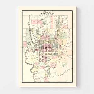 Vintage Map of Lewis Township, Lewis County, New York 1875