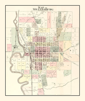 Vintage Map of Lewis Township, Lewis County, New York 1875