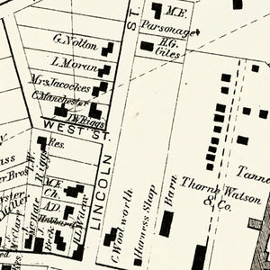 Vintage Map of Port Leyden Township, Lewis County, New York 1875