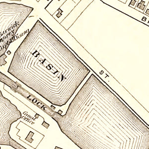 Vintage Map of Chesapeake, Maryland 1877