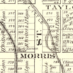 Vintage Map of Sligo, Pennsylvania 1877
