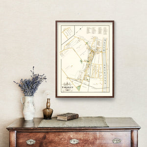 Vintage Map of Yardley, Pennsylvania 1891