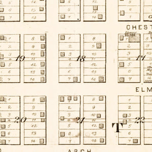 Vintage Map of Mason, Illinois 1891