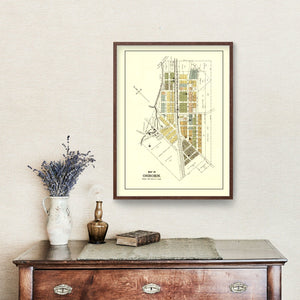 Vintage Map of Osborn, Ohio 1896