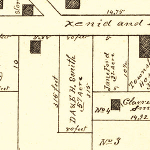 Vintage Map of New Jasper, Ohio 1896