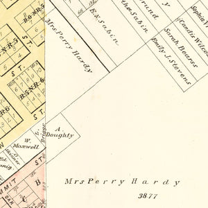 Vintage Map of Durand, Wisconsin 1896