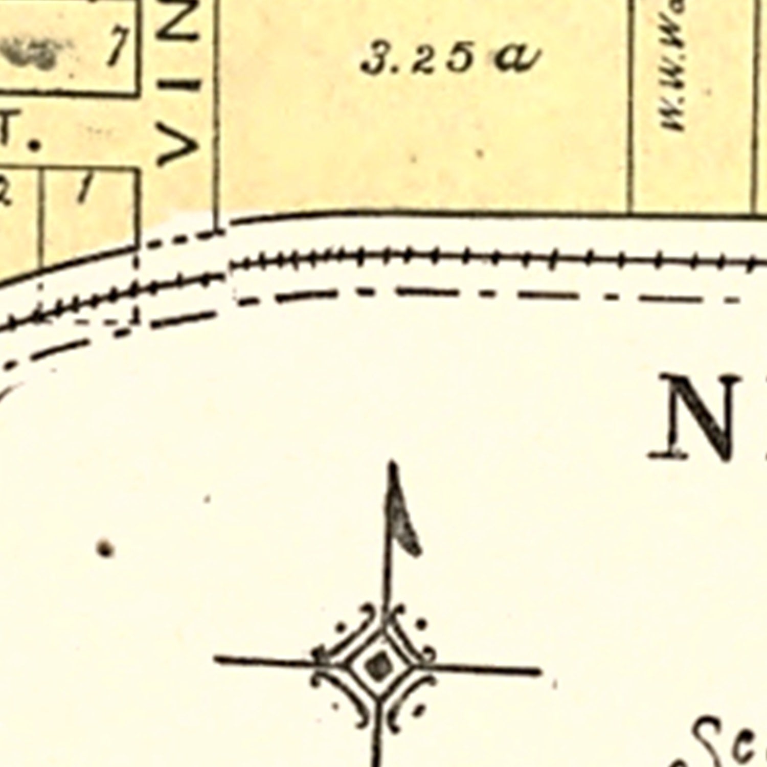 Vintage Map of New Richmond, Indiana 1898