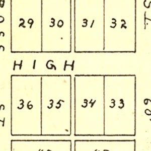 Vintage Map of Wingate, Indiana 1898