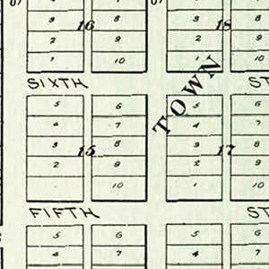 Vintage Map of Bolckow, Missouri 1898