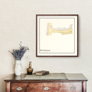 Vintage Map of Watervale, Michigan 1901