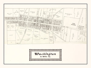 Vintage Map of Washington, Ohio 1902