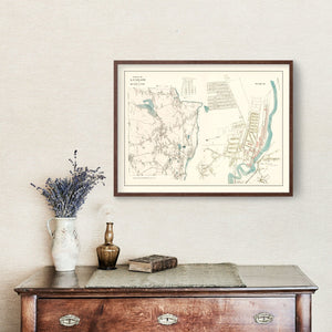 Vintage Map of Grant, Missouri 1902