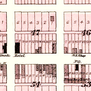 Vintage Map of Bronaugh, Missouri 1903