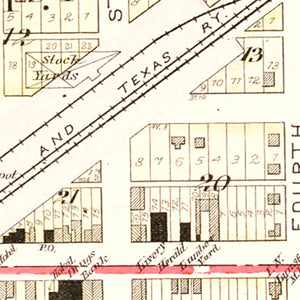 Vintage Map of Walker, Missouri 1903