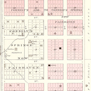 Vintage Map of Fairhaven, Missouri 1903