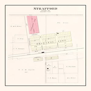 Vintage Map of Strafford, Missouri 1904
