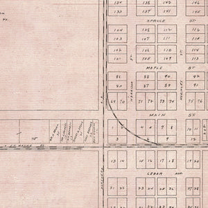 Vintage Map of Haviland, Ohio 1905