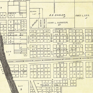 Vintage Map of Oakwood, Ohio 1905