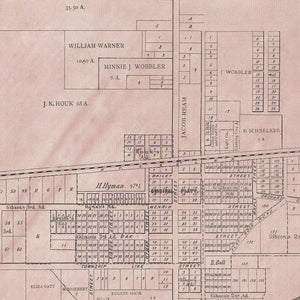 Vintage Map of Payne, Ohio 1905