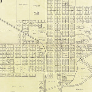 Vintage Map of Paulding, Ohio 1905