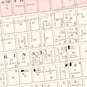 Vintage Map of Portage des Sioux, Missouri 1905