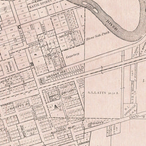 Vintage Map of Ida County, Iowa 1906