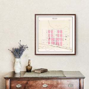 Vintage Map of Malmo, Nebraska 1907