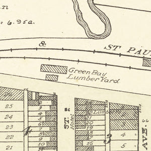Vintage Map of Charter Oak, Iowa 1908