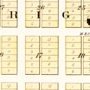 Vintage Map of Arlington, Nebraska 1908