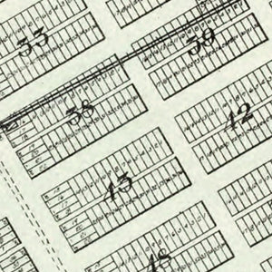 Vintage Map of Ogden, Kansas 1909