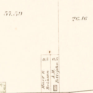 Vintage Map of Whitesville, Missouri 1909