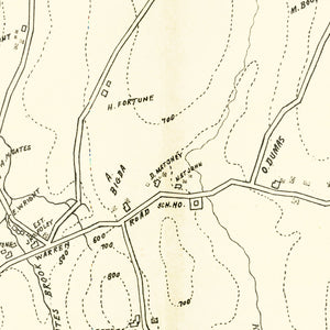 Vintage Map of Palmer, Massachusetts 1912