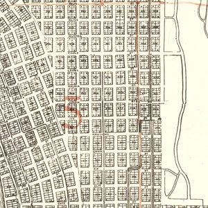 Vintage Map of San Diego, California 1912