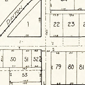 Vintage Map of Rudolph Township, Wood County, Ohio 1912