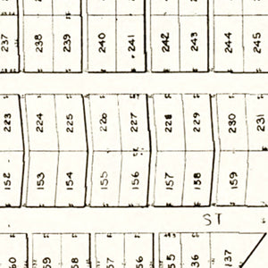 Vintage Map of Freeport, Ohio 1912