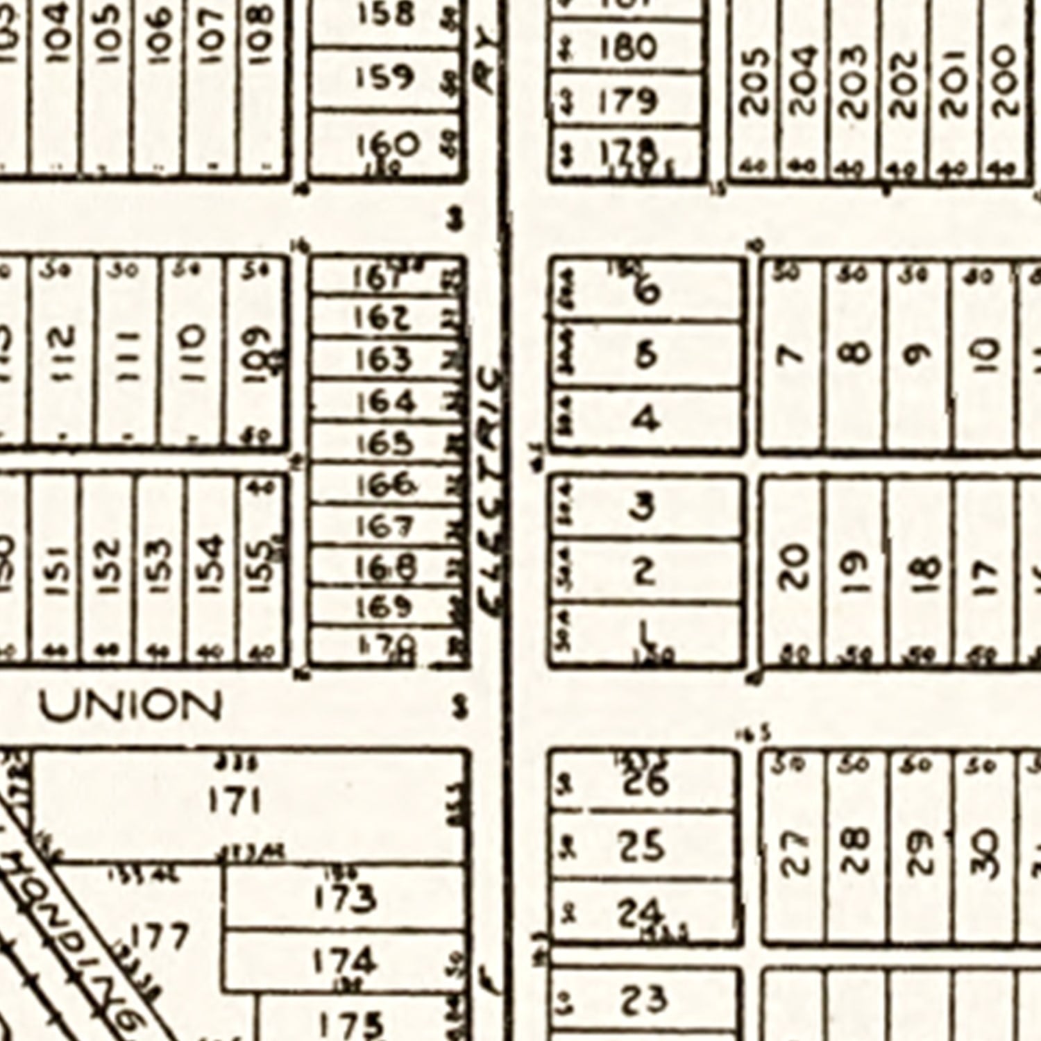 Vintage Map of Walbridge, Ohio 1912