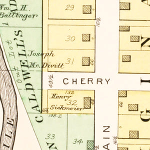 Vintage Map of Fair Haven, Ohio 1912