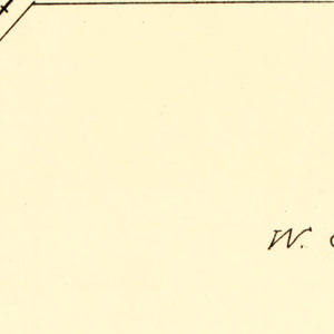 Vintage Map of Bellflower, Illinois 1914
