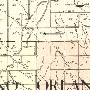 Vintage Map of Cheyenne County, Kansas 1928