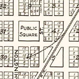 Vintage Map of Kasota, Minnesota 1928