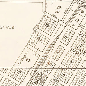 Vintage Map of Le Sueur, Minnesota 1928