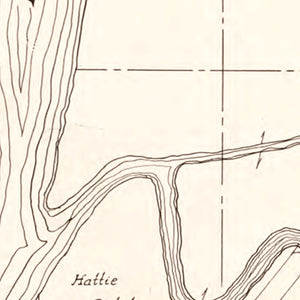 Vintage Map of Bristol, Indiana 1929
