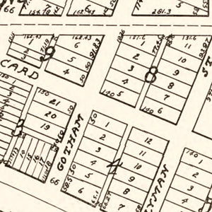 Vintage Map of Hanks, North Dakota 1937