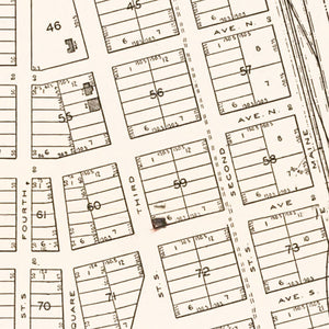 Vintage Map of Bayport, Minnesota 1938