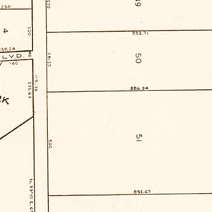 Vintage Map of Lake Emlo, Minnesota 1938