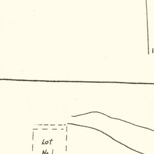 Vintage Map of Loon Lake, Indiana 1939