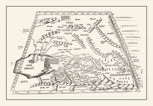 Vintage Silk Road Map 1522