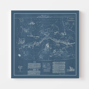 Vintage Pony Express Map 1935